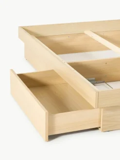 Houten bed Sato met lades^Westwing Collection Discount
