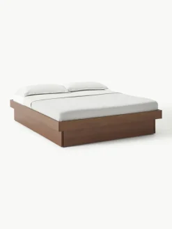 Houten bed Sato met lades^Westwing Collection Outlet