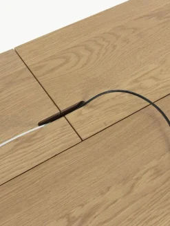 Houten bureau Jacques met kabeldoorgang^Westwing Online