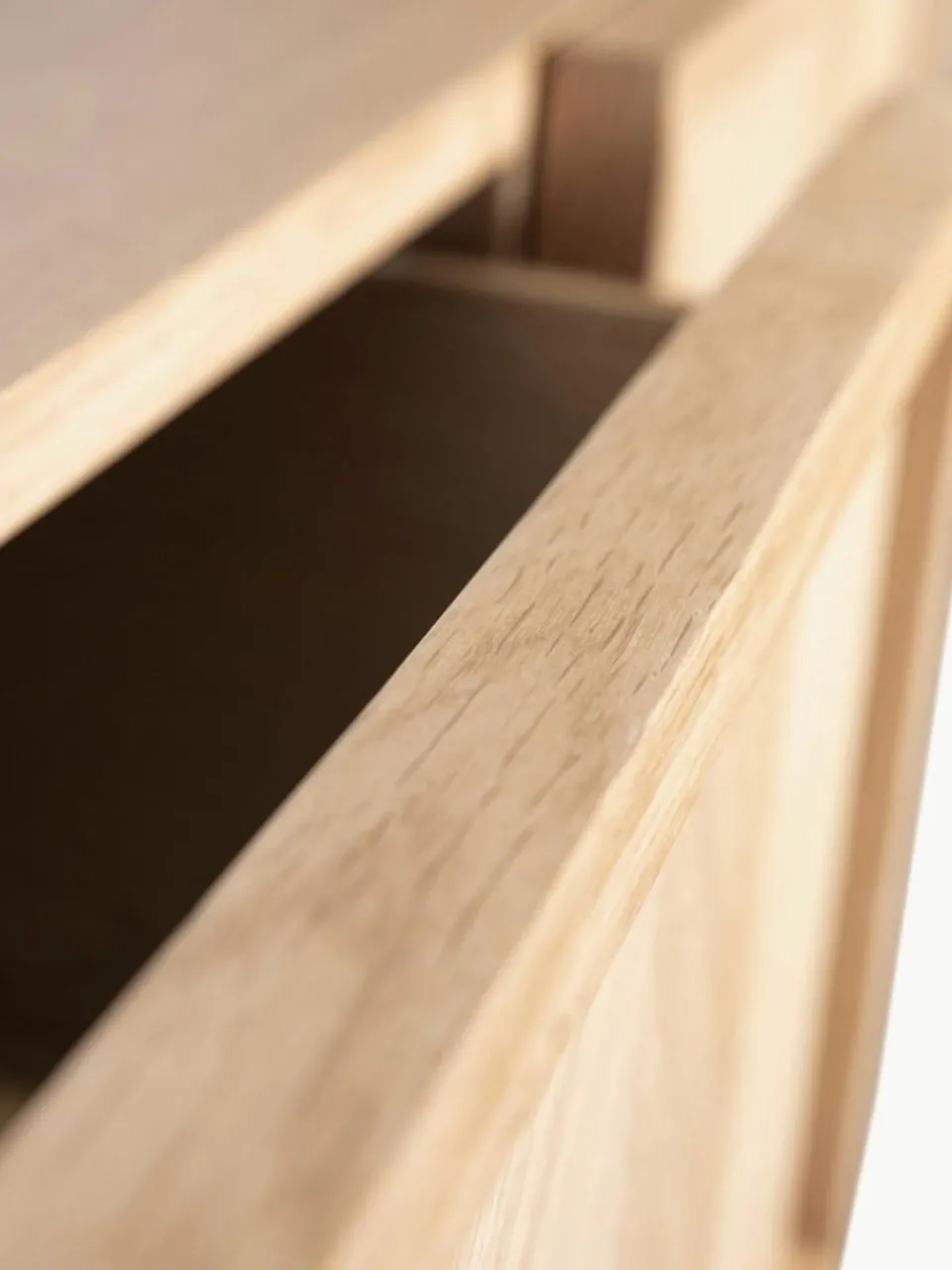 Houten console Herringbone met visgraatpatroon^Hübsch Online