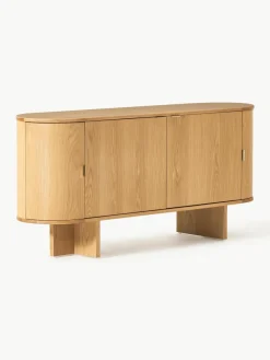 Houten dressoir Zumi met afgeronde hoeken^Westwing Collection Sale