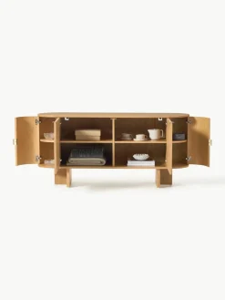 Houten dressoir Zumi met afgeronde hoeken^Westwing Collection Sale