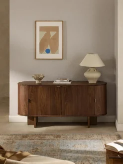 Houten dressoir Zumi met afgeronde hoeken^Westwing Collection Clearance
