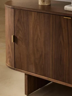 Houten dressoir Zumi met afgeronde hoeken^Westwing Collection Clearance