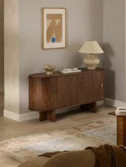 Houten dressoir Zumi met afgeronde hoeken^Westwing Collection Clearance