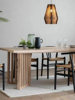 Houten eettafel Okayama, 200 x 100 cm^Westwing Online