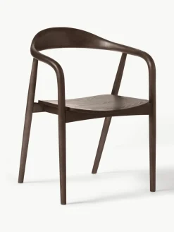 Houten fauteuil Angelina^Westwing Collection New