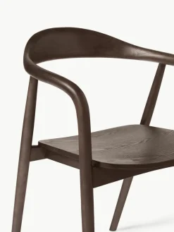 Houten fauteuil Angelina^Westwing Collection New