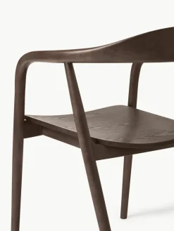 Houten fauteuil Angelina^Westwing Collection New