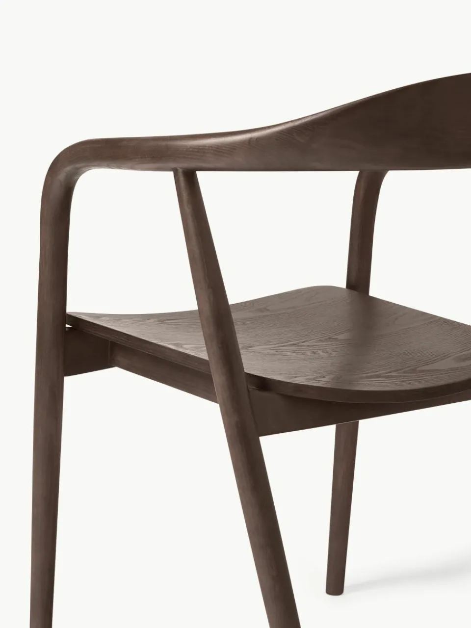 Houten fauteuil Angelina^Westwing Collection New