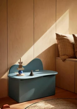 Houten kinderbankje Slope met opbergruimte^ferm LIVING Kids Fashion