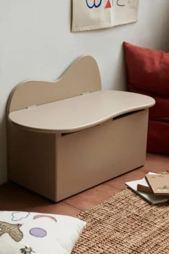 Houten kinderbankje Slope met opbergruimte^ferm LIVING Kids Fashion
