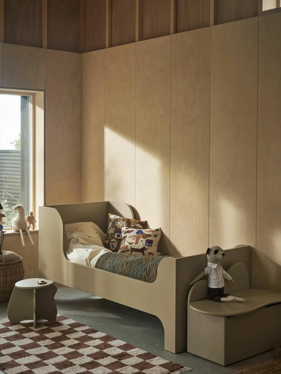 Houten kinderkrukje Slope^ferm LIVING Kids Clearance