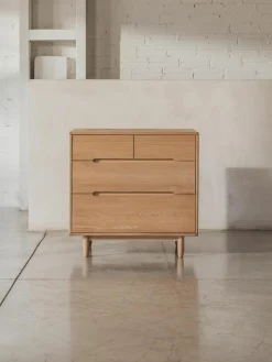 Houten luiercommode Pure met laden^Nobodinoz Outlet