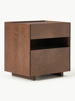 Houten nachtkastje Larsen^Westwing Collection Best