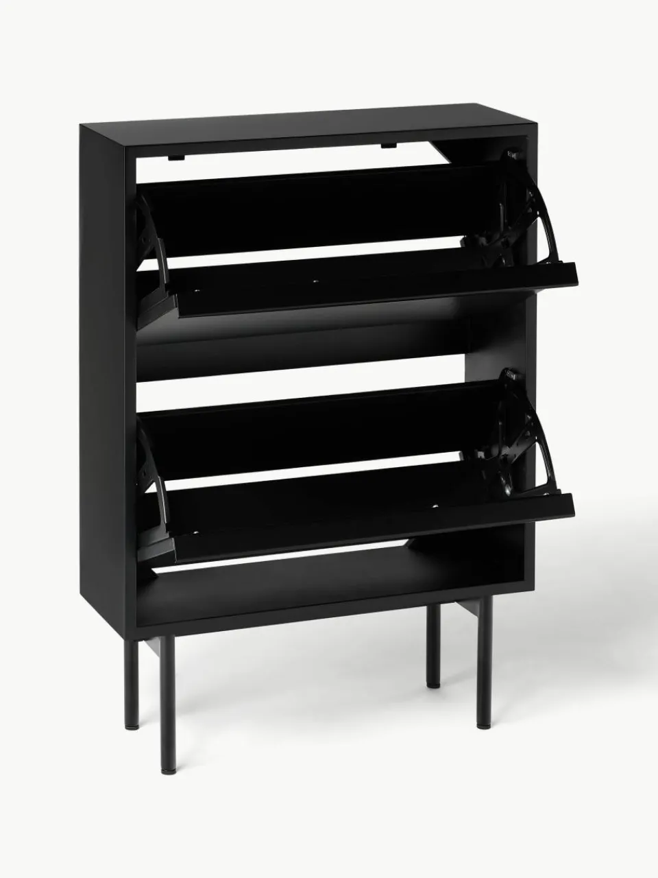 Houten schoenenkast Elona^Westwing Collection Best