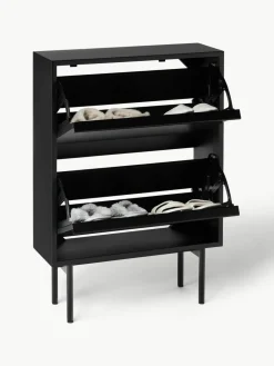 Houten schoenenkast Elona^Westwing Collection Best