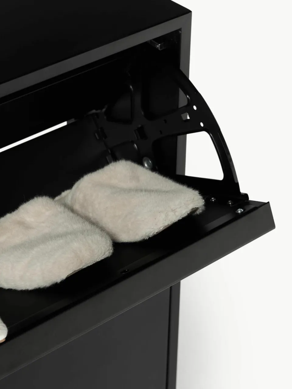 Houten schoenenkast Elona^Westwing Collection Best