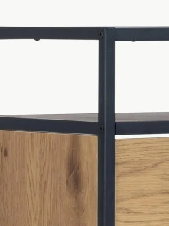 Houten schoenenkast Seaford met opvouwbare vakken^Westwing Discount