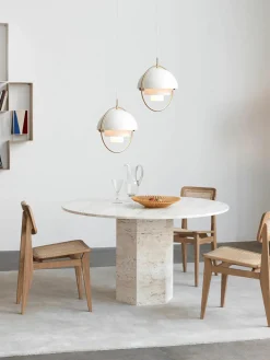 Houten stoel C-Chair van eikenhout met Weens vlechtwerk^GUBI Discount