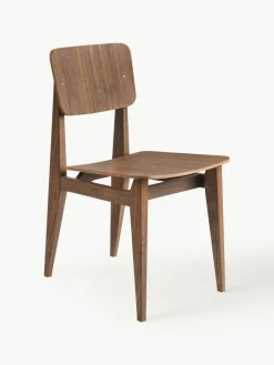 Houten stoel C-Chair van walnoothout^GUBI Online