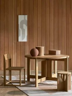 Houten stoel Outline van eikenhout^Kristina Dam Fashion