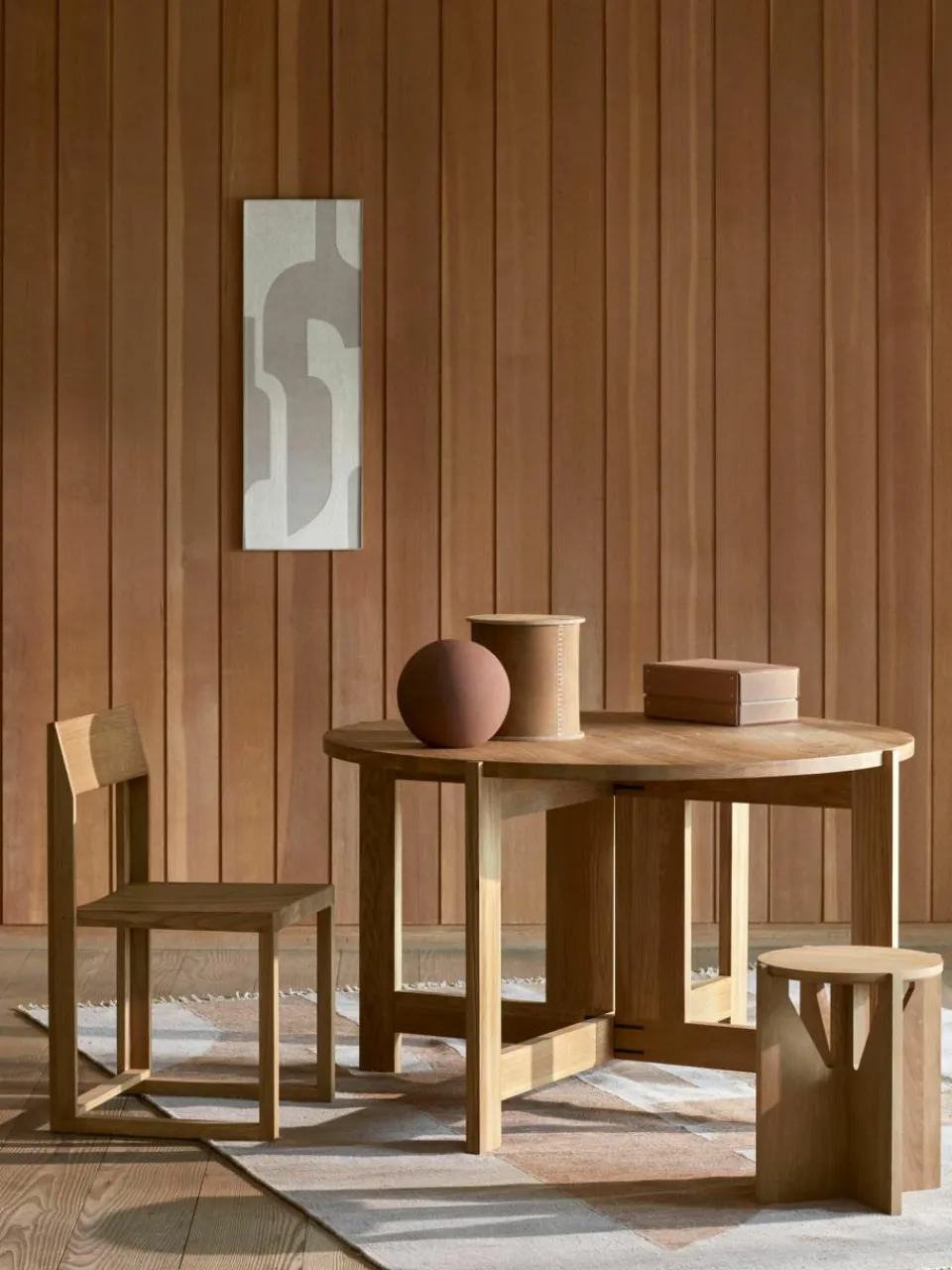 Houten stoel Outline van eikenhout^Kristina Dam Fashion
