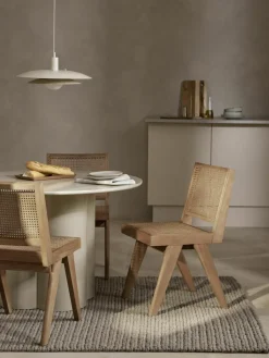 Houten stoel Sissi met Weens vlechtwerk^Westwing Collection New