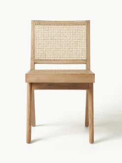 Houten stoel Sissi met Weens vlechtwerk^Westwing Collection New