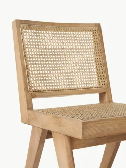 Houten stoel Sissi met Weens vlechtwerk^Westwing Collection New