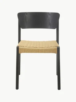 Houten stoelen Danny met rotan zitvlak, 2 stuks^Westwing Collection Outlet