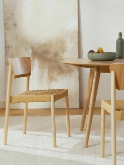 Houten stoelen Danny met rotan zitvlak, 2 stuks^Westwing Collection Outlet