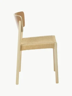 Houten stoelen Danny met rotan zitvlak, 2 stuks^Westwing Collection Outlet