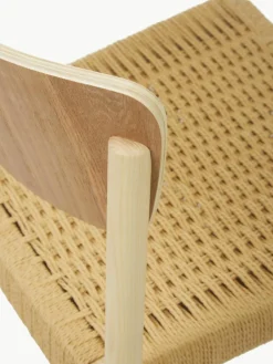 Houten stoelen Danny met rotan zitvlak, 2 stuks^Westwing Collection Outlet