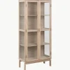 Houten vitrinekast Linley met glazen deuren^Westwing Hot
