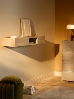 Houten wandconsole Larsen^Westwing Collection Outlet