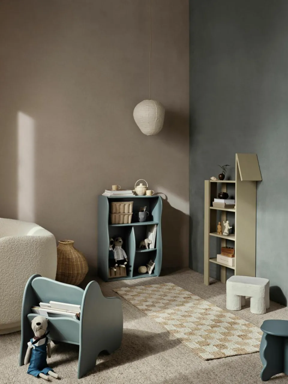 Houten wandkast Giraffe^ferm LIVING Kids Best