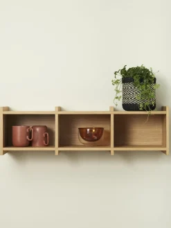 Houten wandrek Focal^Hübsch Hot
