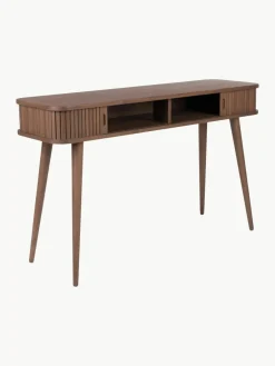 Houten wandtafel Barbier met geribde voorkant^Zuiver New