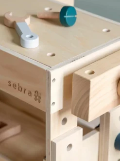 Houten werkbank Woodland, in hoogte verstelbaar^Sebra Best