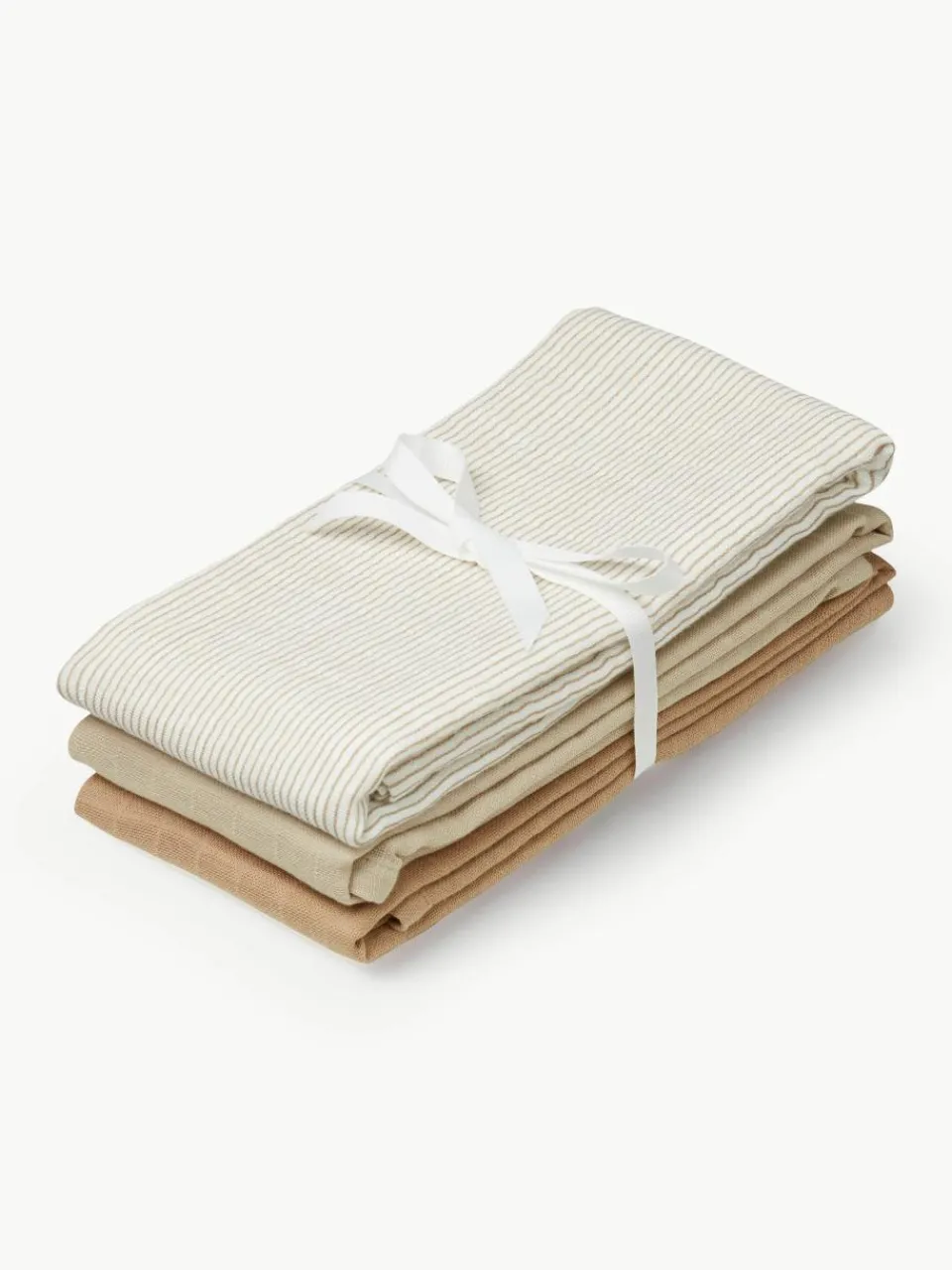 Hydrofiel doek Camel van biokatoen, 3-delig^Cam Cam Copenhagen New