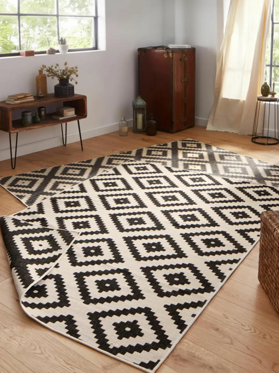 In- & outdoor dubbelzijdig vloerkleed Malta^Westwing Best