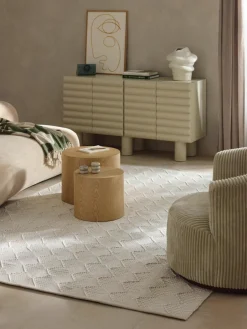In- & outdoor vloerkleed Barcelona met hoog-laag structuur^Westwing Collection Fashion
