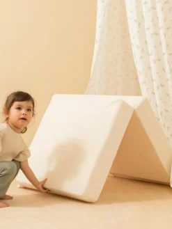 3in1 fluwelen slaapmatras, zitzak en speeltafel Sleepover^Nobodinoz Clearance