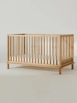 In hoogte verstelbaar babybedje Latitude van eikenhout, 70 x 140 cm^Nobodinoz Outlet