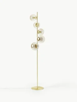 Industriële vloerlamp Casey van glas^Westwing Collection New