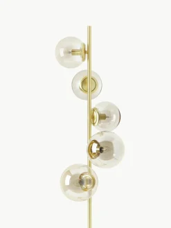 Industriële vloerlamp Casey van glas^Westwing Collection New