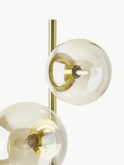 Industriële vloerlamp Casey van glas^Westwing Collection New