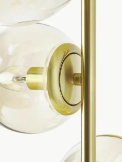 Industriële vloerlamp Casey van glas^Westwing Collection New