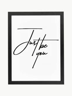 Ingelijste digitale print Just be You^Any Image Best